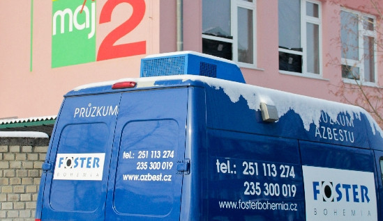 Sanace azbestu na Základní škole Máj II