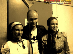 Petra Pščolková a Editá Mečířová Tobi společně s Janem Budařem