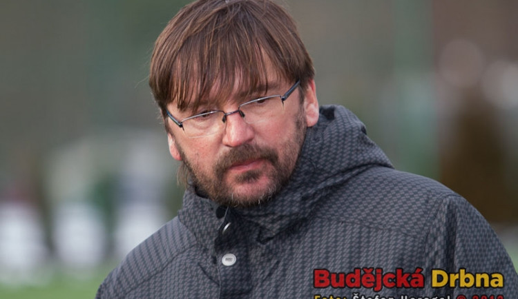 Trenér SK Rudolfov Zdeněk Čadek