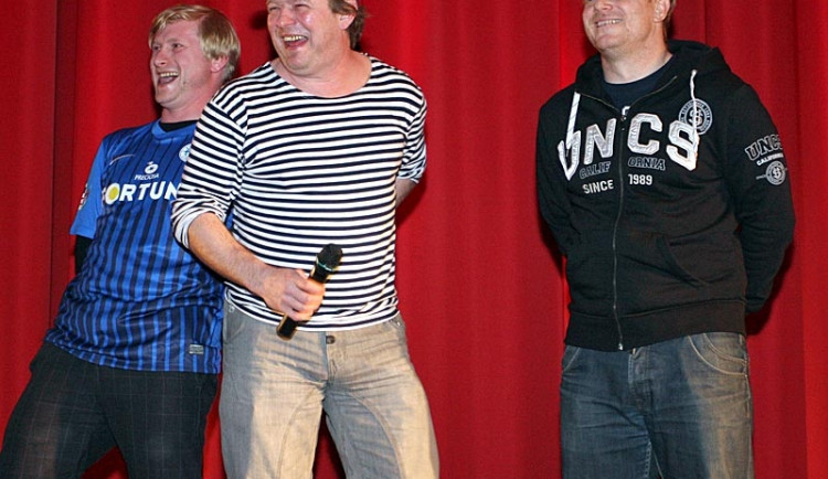 Herci Ladislav Hampl, Leoš Noha a David Novotný (zleva)