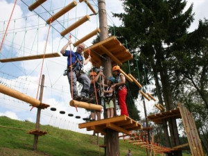 Lanový park na Máji stihnou otevřít ještě před letní sezonou