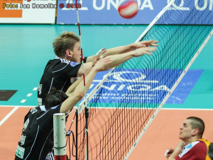 Radek Mach s Jakubem Novotným na bloku