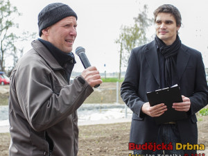 Předseda SKVS České Budějovice Jakub Prüher a jeho zahajovací řeč