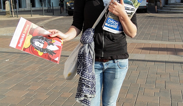 Budějckou Drbnu můžete získat i od distributorek v centru města