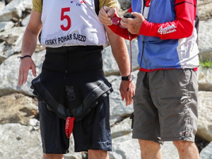 Na obnovený kanál se vypravila také legenda rychlostní kanoistiky Slavomír Ciboch