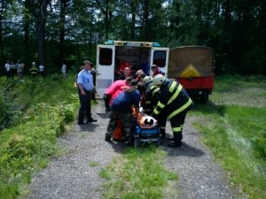 Havarované letadlo u Hosína