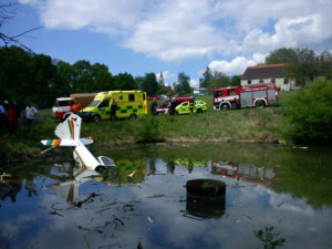 Havarované letadlo u Hosína