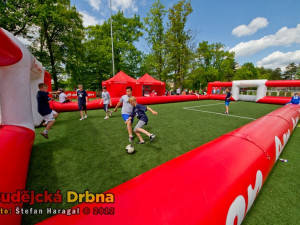 Zahrát jste si mohli rodinný fotbálek