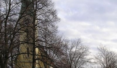 Kostel sv. Václava ve Vrábči, která letos opět usiluje o titul Vesnice roku 2012