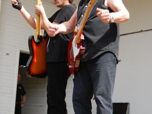 Olda Říha s mladým kolegou