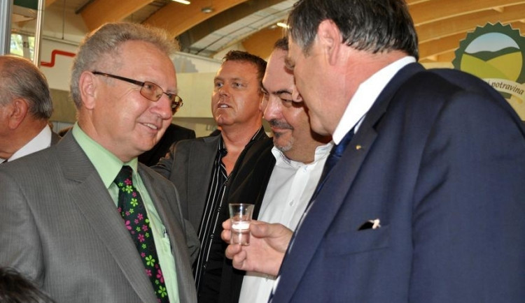 Prezident Agrární komory České republiky Jan Veleba (vlevo)