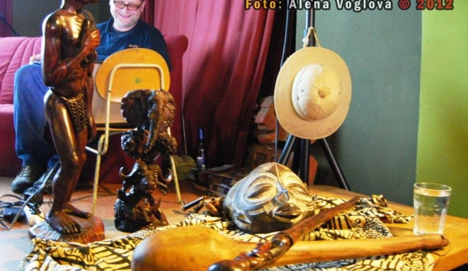 Jarda Michal, ředitel cestovky, který nám přednášel o Namibii