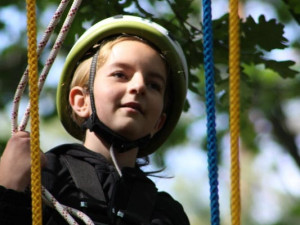 Na Máji se otevřel nový lanový park