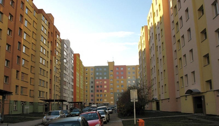 Ulice Václava Volfa na sídlišti Máj