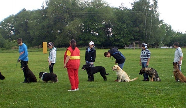 Den dětí na kynologickém cvičišti v Mladém
