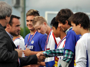 Předávání medailí