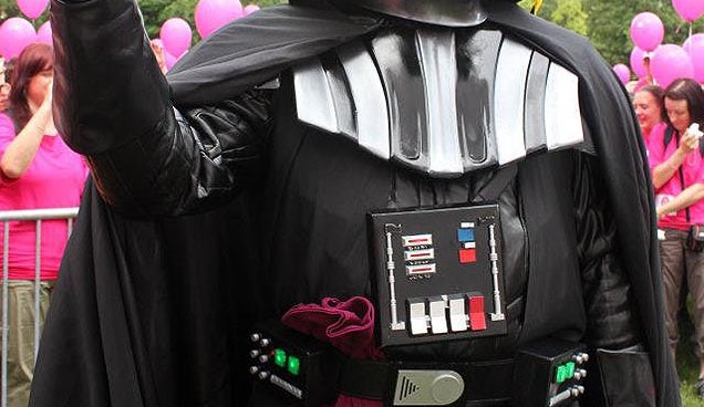 Darth Vader míří do Budějc