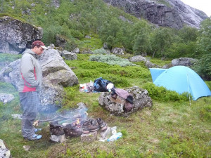 Tábořiště na soutoku