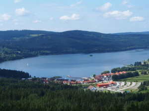 Výhled na Lipno nad Vltavou