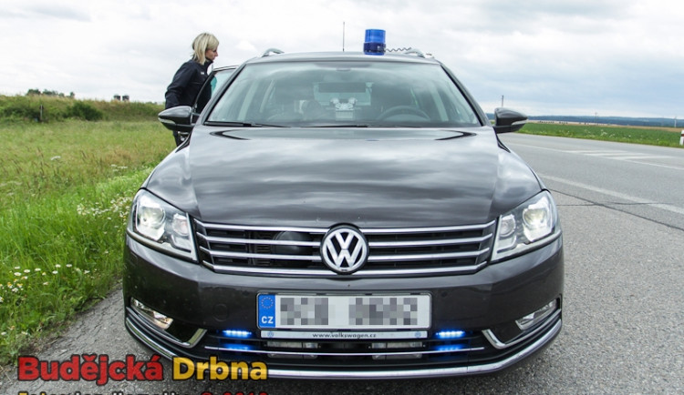 Policejní Passat v akci