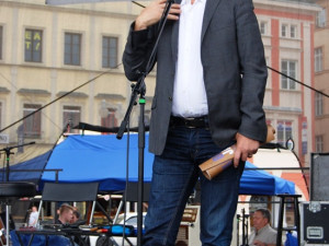 Bohemia Jazzfestem provázel jeho zakladatel Rudy Linka