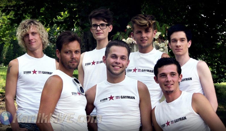 Finalisté soutěže GAYMAN Česko Slovensko na soustředění v jižních Čechách