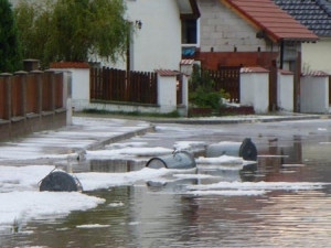 Pohroma v Suchém Vrbném. Foto Andrea Stöhrová