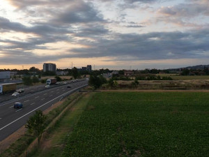 Dálnice u italské Bologni