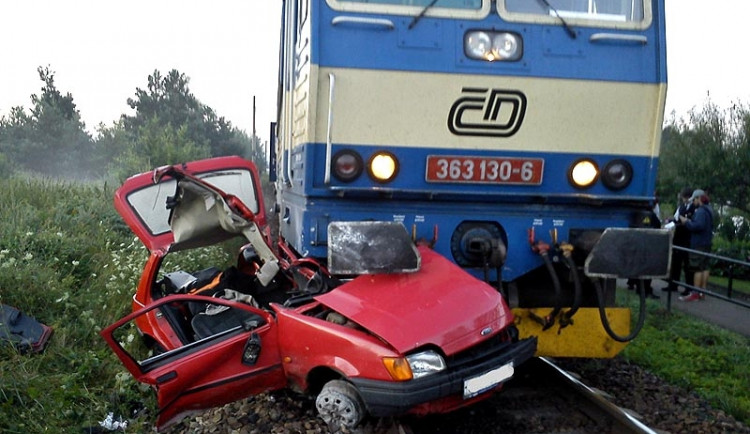 Momentka z místa nehody