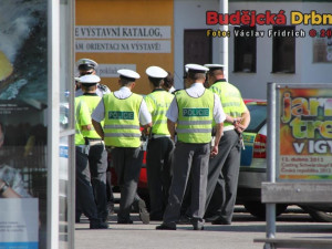 Soutěž dopravních policistů u Výstaviště