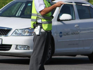 Soutěž dopravních policistů u Výstaviště