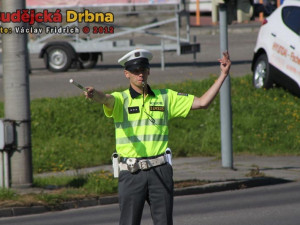 Soutěž dopravních policistů u Výstaviště