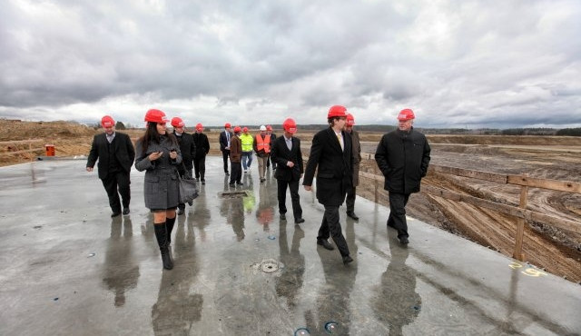 Výstavba dálnice D3 u Veselí nad Lužnicí