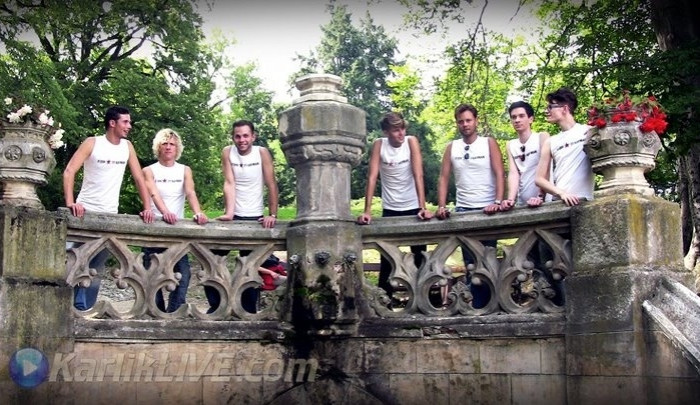 Finalisté soutěže GAYMAN Česko Slovensko 2012 při soustředění na Hluboké