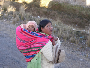 Typická obyvatelka Altiplana