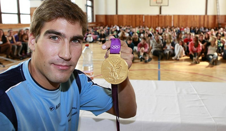 David Svoboda se svojí zlatou medailí