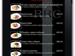 RestauRaCe Hluboká: eMenu 2