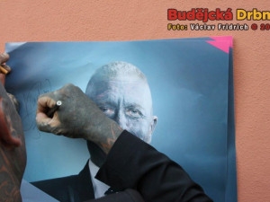 Prezidentský kandidát Vladimír Franz přijel do Budějc