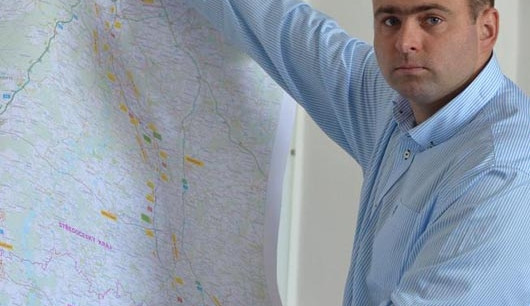 Václav Král nad plánem D3