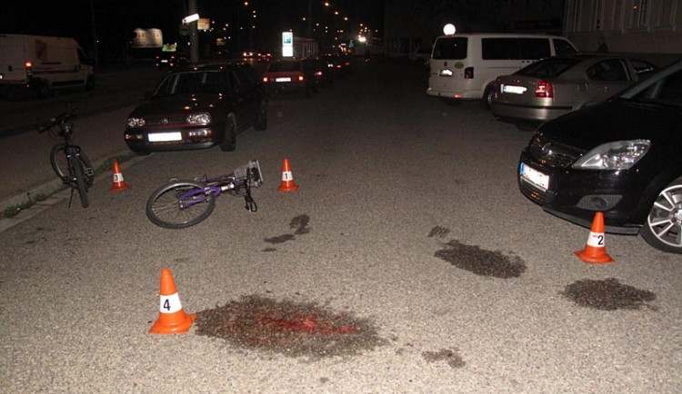 Zraněný cyklista skončil v českobudějovické nemocnice