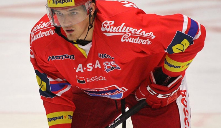 Jediný českobudějovický střelec Robin Soudek