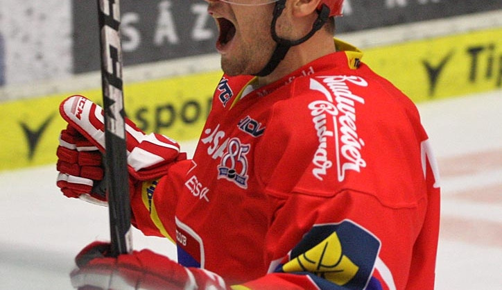 Nedlouho před koncem zápasu v Chomutově snižoval na 1-4 z pohledu Jihočechů Rastislav Dej