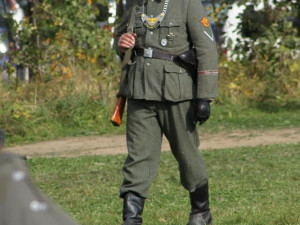 Ukázka boje německých jednotek Wehrmachtu se sovětskou armádou v Horní Stropnici