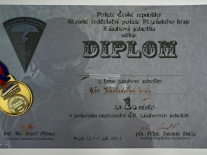 Mistrovství republiky zásahových jednotek Policie ČR 2012