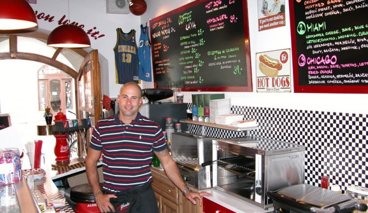 David Pražák v Bageterii Pomáda