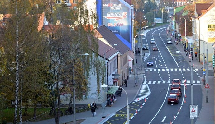 Lidická třída těsně po rekonstrukci