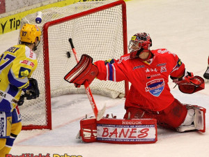 Ani tuto střelu Pavel Kantor nechytil, a tak se obránce Beranů Martin Matějíček zapsal ten večer do střelecké listiny již podruhé