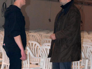 Václav Král, realizace projektu za Jihočeský kraj, a Martin Gebauer, člen produkčního týmu projektu The Action