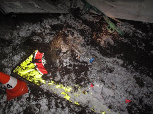 Následky pondělní nehody