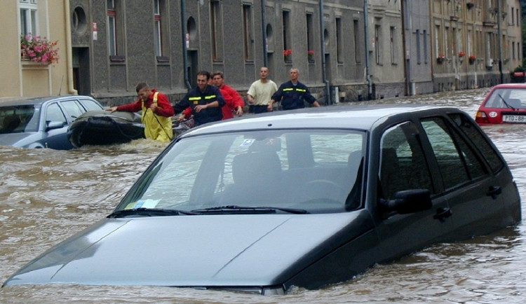Povodeň v roce 2002 v Budějcích